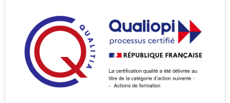 Qualiopi processus certifié république française - La certification a été délivrée au titre de la catégorie d'action suivante: Actions de formation